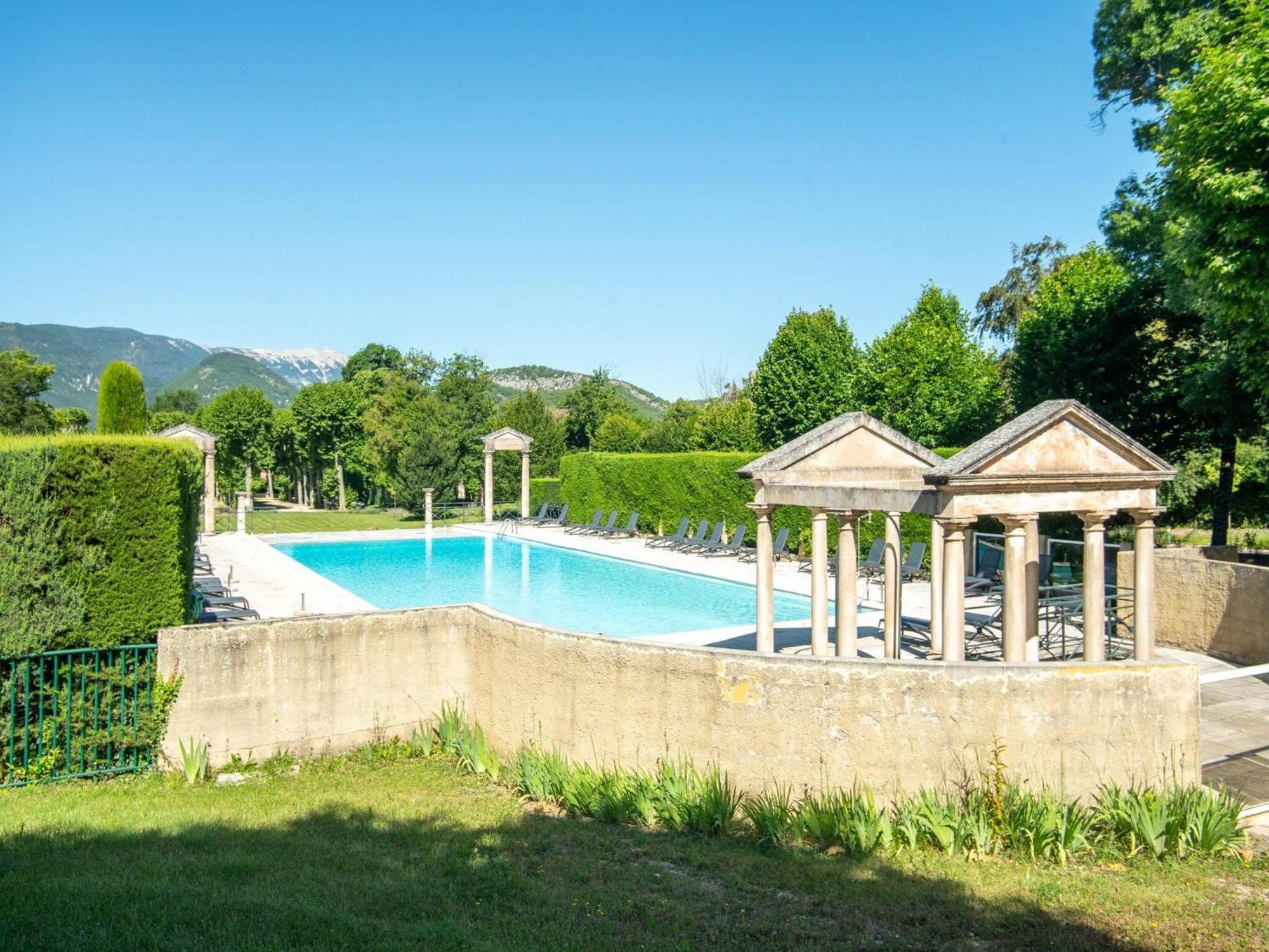 Cozy Apartment With Swimming Pool Terrace Garden Parking Montbrun-les-Bains Esterno foto